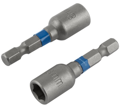 Набор бит с торцевыми магнитными головками  8 мм, 2 шт., CUTOP Profi, 48 мм CUTOP