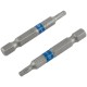 Биты стальные, 2 шт., CUTOP Profi, TORX T15, 50 мм CUTOP