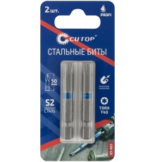 Биты стальные, 2 шт., CUTOP Profi, TORX T40, 50 мм CUTOP