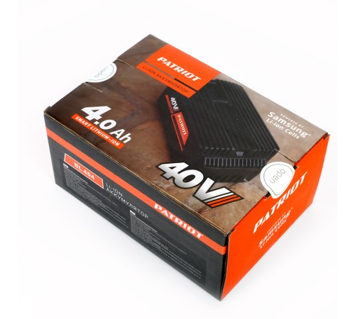 Батарея аккумуляторная PATRIOT BL 404 (40 В, 4 Ач) Батарея аккумуляторная PATRIOT BL 404 (40 В, 4 Ач)