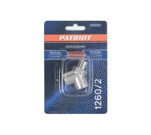 Переходник PATRIOT 1260/2 (Y-образный 1/4quot; MFF) Переходник PATRIOT 1260/2 (Y-образный 1/4quot; MFF)