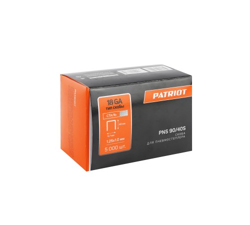 Скоба PATRIOT PNS 90/40 S для пневмостеплера ANG 210 R