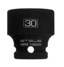 Головка ударная шестигранная, 30 мм, 1/2, CrMo Stels
