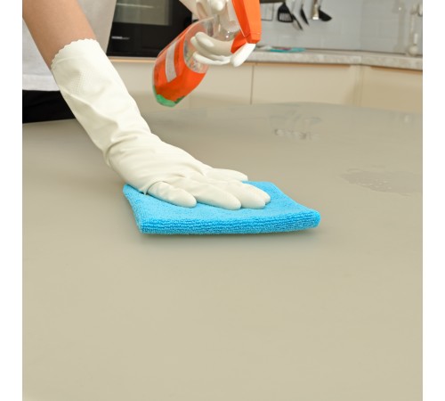 Салфетка универсальная из микрофибры 300 x 300 мм, голубая, Home Palisad