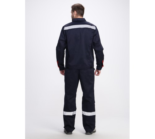 Костюм Фаворит-2 СОП (тк.Смесовая,210) п/к, т.синий/васильковый/красный