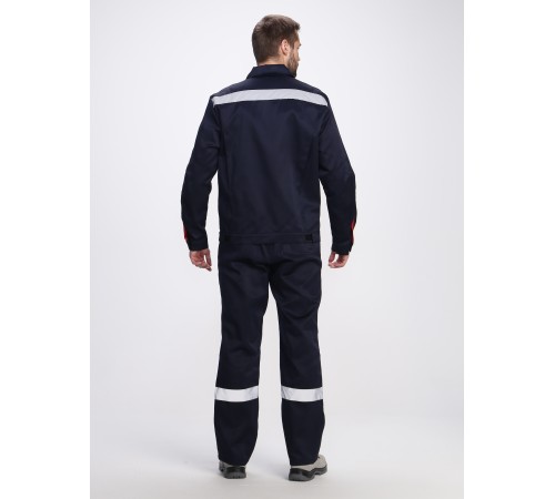 Костюм Фаворит-2 СОП (тк.Смесовая,210) п/к, т.синий/васильковый/красный