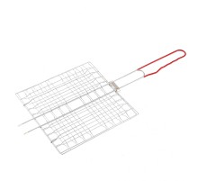 Решетка-гриль 230 x 230 мм, хромированная, PVC рукоятка Sparta