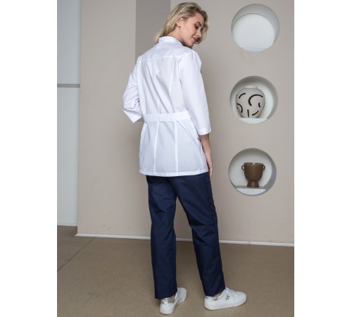 Костюм женский Орхидея (тк.ТиСи), белый/т.синий Костюм женский Орхидея (тк.ТиСи), белый/т.синий