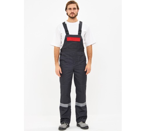 Костюм Легион Премиум-2 СОП (тк.Смесовая,240) п/к, т.серый/красный