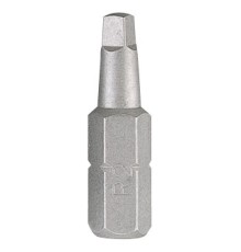 Вставка (бита) торцевая 1/4", Square, №0, 25 мм, квадратная KING TONY 102500R