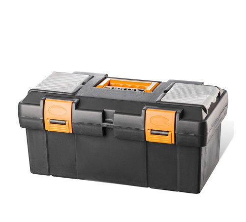 RUNTEC RT-445 Ящик инструментальный пластиковый с органайзером, средний, 450х243х210 мм RUNTEC RT-445 Ящик инструментальный пластиковый с органайзером, средний, 450х243х210 мм