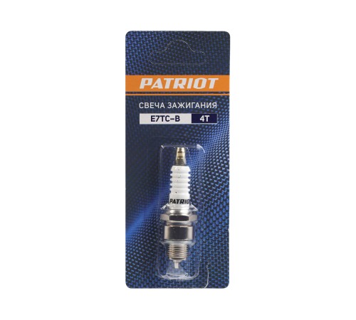 Свечи PATRIOT E7TC-B для 4-х тактных двигателей Свечи PATRIOT E7TC-B для 4-х тактных двигателей