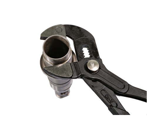 Клещи переставные, 250мм, зев 35мм, без насечек, кнопочный шарнир, Sturm!