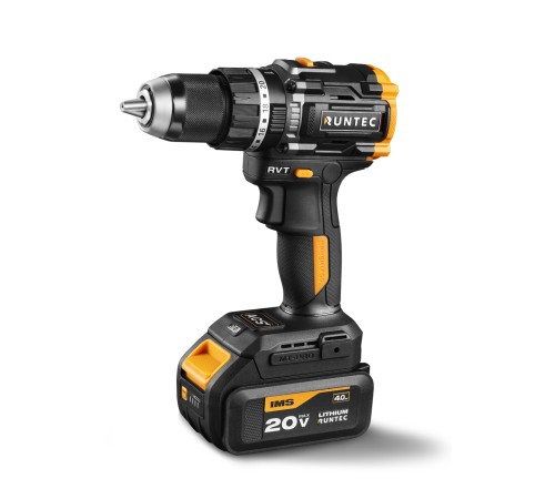 RUNTEC RT-ID224 Дрель-шуруповерт ударная аккумуляторная RUNTEC PRO 13 мм, 20В, 2*4Ач, 100Нм RUNTEC RT-ID224 Дрель-шуруповерт ударная аккумуляторная RUNTEC PRO 13 мм, 20В, 2*4Ач, 100Нм