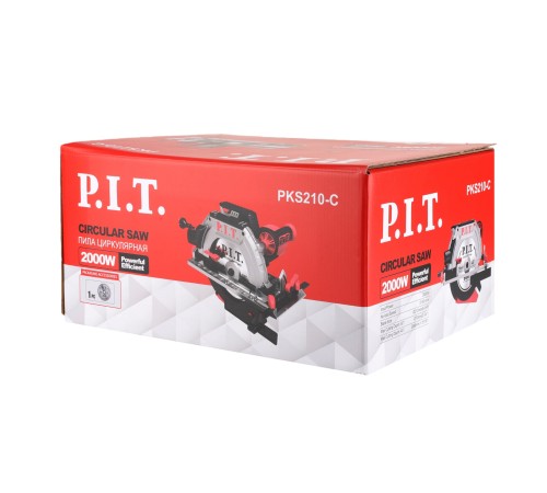 Пила циркулярная сетевая P.I.T. PKS210-C (Арт. 102500701010)