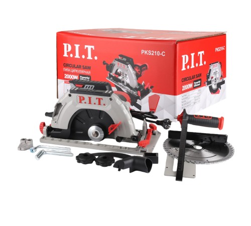 Пила циркулярная сетевая P.I.T. PKS210-C (Арт. 102500701010)