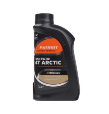 Масло 4-х тактное полусинтетическое PATRIOT G-Motion 5W30 Arctic