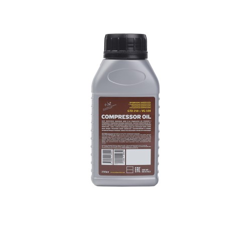 Масло PATRIOT COMPRESSOR OIL GTD 250/VG 100 Масло PATRIOT COMPRESSOR OIL GTD 250/VG 100