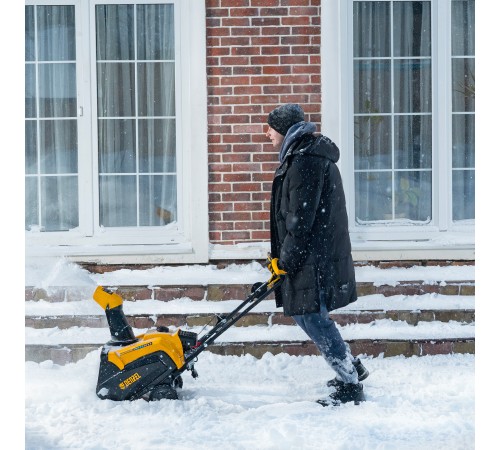 Бензиновая снегоуборочная машина SB 460 E, 99cc, эл.старт, шнек SnowCrusher Denzel Бензиновая снегоуборочная машина SB 460 E, 99cc, эл.старт, шнек SnowCrusher Denzel