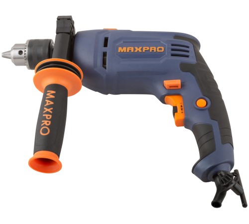 MAX-PRO Дрель ударная 710 Вт; 0-2800 об/мин; ключевой патрон 1,5-13 мм; 1,7 кг; антивибрационная ручка; резиновые вставки; кор. MPID710V1 MAX-PRO Дрель ударная 710 Вт; 0-2800 об/мин; ключевой патрон 1,5-13 мм; 1,7 кг; антивибрационная ручка; резиновые вставки; кор. MPID710V1