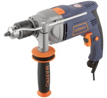 MAX-PRO Дрель ударная 850 Вт; 0-2700 об/мин; ключевой патрон 1,5-13 мм; 2,4 кг; антивибрационная ручка; резиновые вставки; металлический корпус редукт MPID8 MAX-PRO Дрель ударная 850 Вт; 0-2700 об/мин; ключевой патрон 1,5-13 мм; 2,4 кг; антивибрационная ручка; резиновые вставки; металлический корпус редукт MPID8
