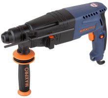 MAX-PRO Перфоратор монтажный 620 Вт; 0-1000 об/мин; 2,5 Дж; 3 режима; Д/Б/М-30/24/13; 2,8 кг; SDS-PLUS; антивибрационная ручка; резиновые вставки; рез MPRH620/24V