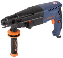MAX-PRO Перфоратор монтажный 620 Вт; 0-1000 об/мин; 2,5 Дж; 3 режима; Д/Б/М-30/24/13; 2,8 кг; SDS-PLUS; антивибрационная ручка; резиновые вставки; рез MPRH620/24V