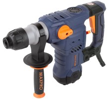 MAX-PRO Перфоратор демонтажный 1500 Вт; 0-850 об/мин; 5,5 Дж; 3 режима; Д/Б/М-42/32/13; 5,2 кг; SDS-PLUS; антивибрационная ручка; резиновые вставки; р MPRH1500/32VP