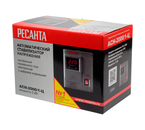 Стабилизатор напряжения РЕСАНТА АСН-2000/1-Ц