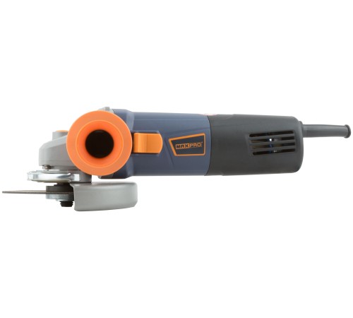 MAX-PRO Шлифмашина угловая 950 Вт; 3000-11000 об/мин; быстрозажимной кожух 125 мм; регулировка оборотов; антивибрационная ручка; дополнительные щетки;  MAX-PRO Шлифмашина угловая 950 Вт; 3000-11000 об/мин; быстрозажимной кожух 125 мм; регулировка оборотов; антивибрационная ручка; дополнительные щетки;