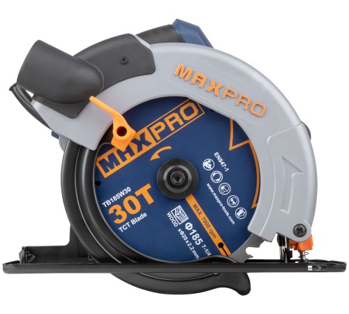 MAX-PRO Пила циркулярная 1400 Вт; 185/20 мм; 4700 об/мин; 4,3 кг; коробка MPCS1400/185L MAX-PRO Пила циркулярная 1400 Вт; 185/20 мм; 4700 об/мин; 4,3 кг; коробка MPCS1400/185L