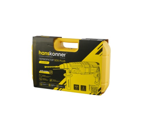 Перфоратор SDS Plus Hanskonner HRH0826H
