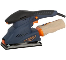 MAX-PRO Шлифмашина вибрационная 250 Вт; 6000-11000об/мин; 90x187мм; 1,7 кг; алюминиевая опора; зажим; резиновые вставки; кор. MPFS250VQ