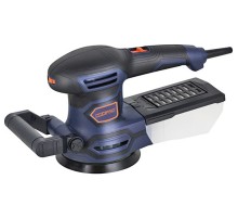 MAX-PRO Шлифмашина эксцентриковая 450 Вт; 6000-12000 об/мин; 125 мм; 2,2 кг; липучка; пластиковый пылесборник; резиновые вставки; коробка MPRS450V