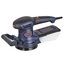 MAX-PRO Шлифмашина эксцентриковая 450 Вт; 6000-12000 об/мин; 125 мм; 2,2 кг; липучка; пластиковый пылесборник; резиновые вставки; коробка MPRS450V