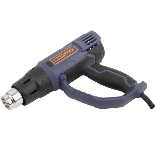 MAX-PRO Фен технический 2000 Вт; 60/350/600°C; 500 л/мин; 0,76 кг; резиновый кабель; резиновые вставки; кор. MPHG2001 MAX-PRO Фен технический 2000 Вт; 60/350/600°C; 500 л/мин; 0,76 кг; резиновый кабель; резиновые вставки; кор. MPHG2001