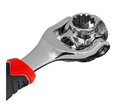 Ключ универсальный 48 в 1, СrV, 8-19мм, Spline Matrix