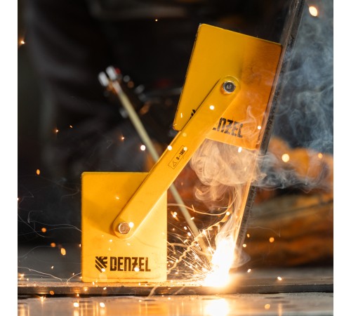 Фиксатор магнитный регулируемый для сварочных работ усилие 50 LB Denzel