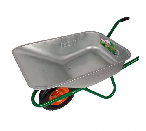 Тачка садово-строительная, усиленная, грузоподъемность 200 кг, объем 90 л//