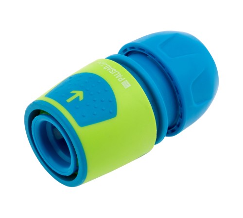 Соединитель быстросъемный для шланга 1/2-3/4, аквастоп, АВС-пластик Palisad Luxe