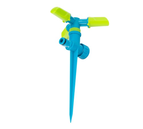 Разбрызгиватель вращающийся, 3 лопасти, на пике, ABS-пластик, LUXE Palisad