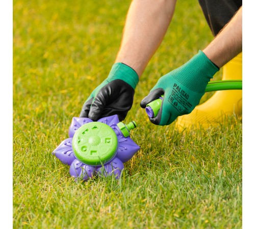 Распылитель-дождеватель, 8 режимов полива, на подставке, с регулировкой Palisad