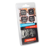 Цепь пильная PATRIOT 73DP-68E (3/8quot;, 1.5 мм, 68 звеньев) Цепь пильная PATRIOT 73DP-68E (3/8quot;, 1.5 мм, 68 звеньев)