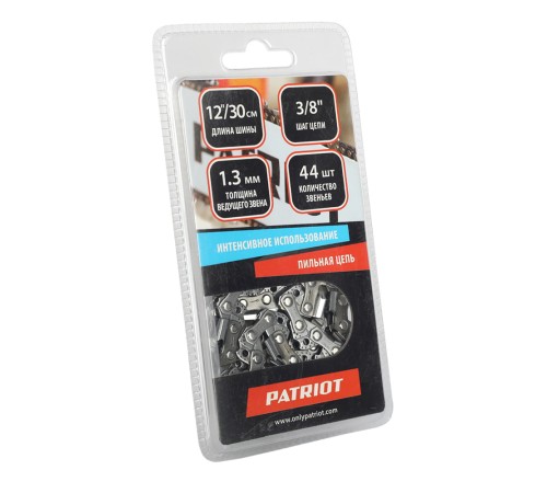Цепь пильная PATRIOT 91VS-44E (3/8quot;, 1.3 мм, 44 звена) Цепь пильная PATRIOT 91VS-44E (3/8quot;, 1.3 мм, 44 звена)