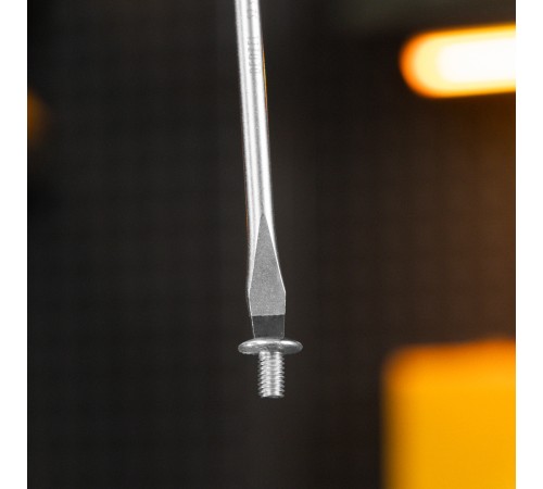 Отвертка, SL6x150 мм, S2, 3к рукоятка Denzel