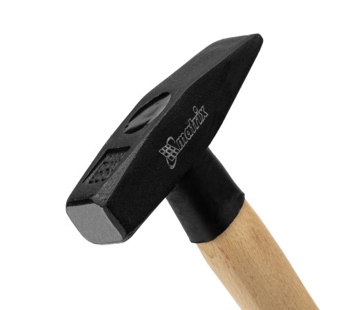 Молоток слесарный, 300 г, квадратный боек, деревянная рукоятка Matrix