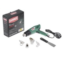 HAMMER Фен технический 2200 Вт; 350/600 °C; 200/500 л/мин; насадки ; коробка HG-2010 HAMMER Фен технический 2200 Вт; 350/600 °C; 200/500 л/мин; насадки ; коробка HG-2010