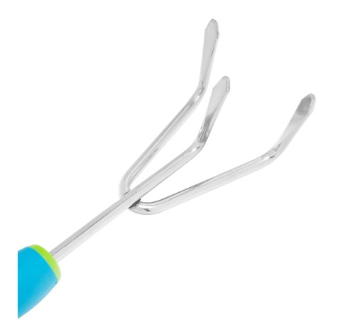 Рыхлитель 3 - зубый, 80 х 310 мм, нержавеющая сталь, двухкомпонентная рукоятка, Premium Plus, Palisad