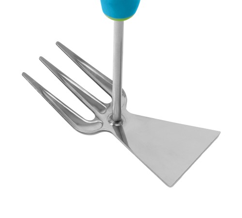 Мотыжка комбинированная, 70 х 290 мм, нержавеющая сталь, двухкомпонентная рукоятка, Premium Plus, Palisad