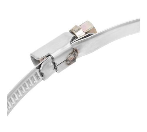 Хомуты нержавеющая сталь, Стандартное болтовое крепление 120-140 мм, 25 штук в упаковке, ширина 9 мм Сибртех